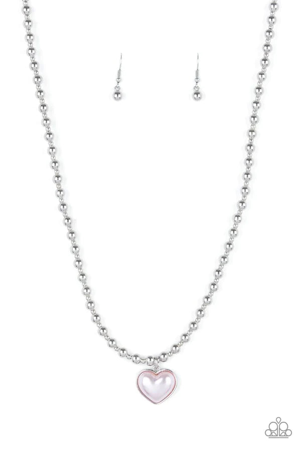 Heart Full of Fancy Pink Paparazzi Necklace