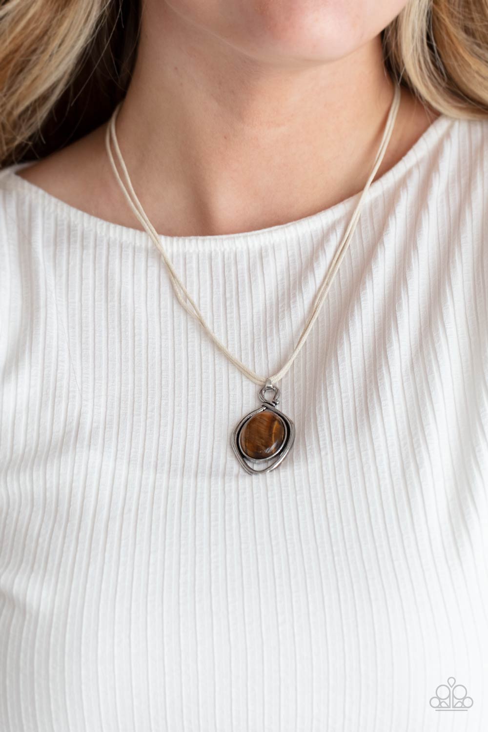 Desert Mystery - Brown Paparazzi Urban Necklace