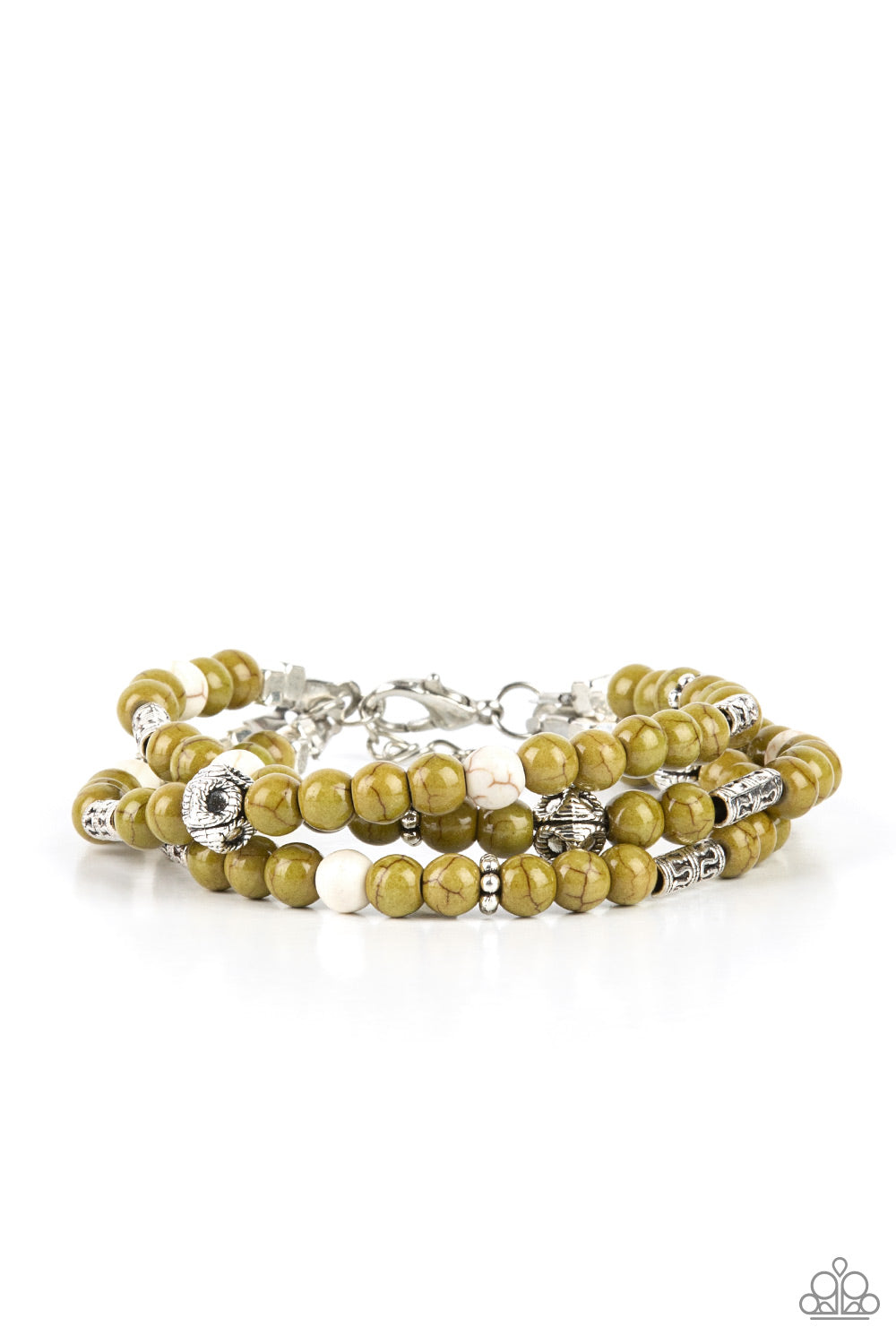 Desert Decorum - Green Paparazzi Bracelet