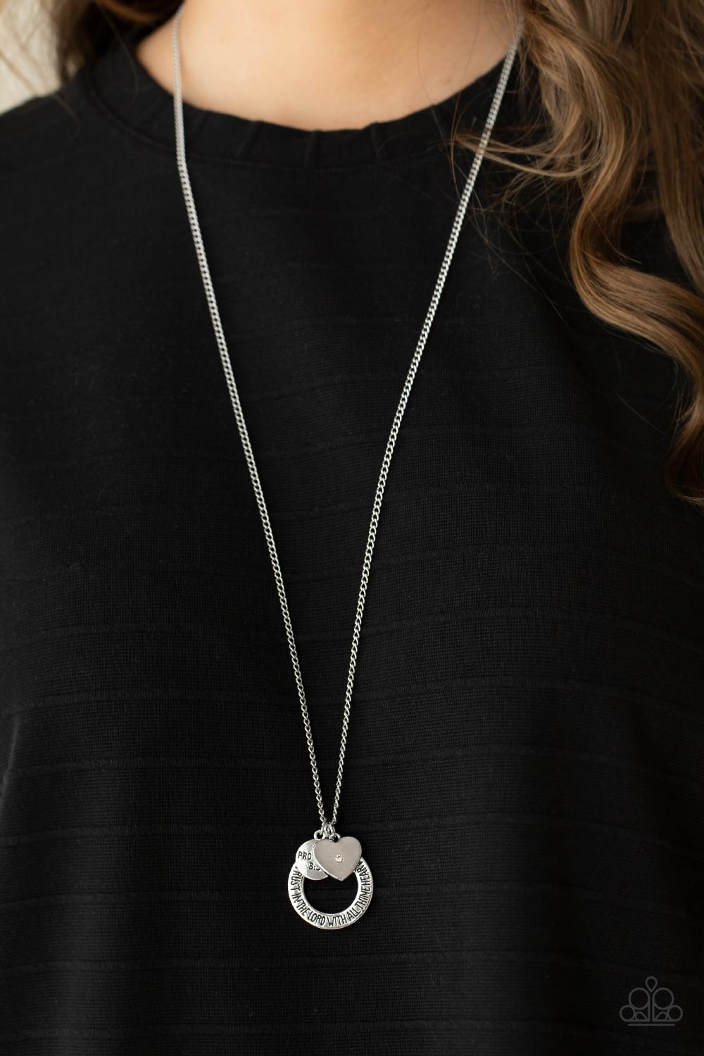 Full of Faith Pink Paparazzi Necklace