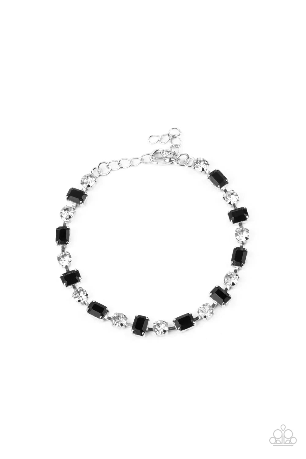 Out in Full Fierce Black Paparazzi Bracelet