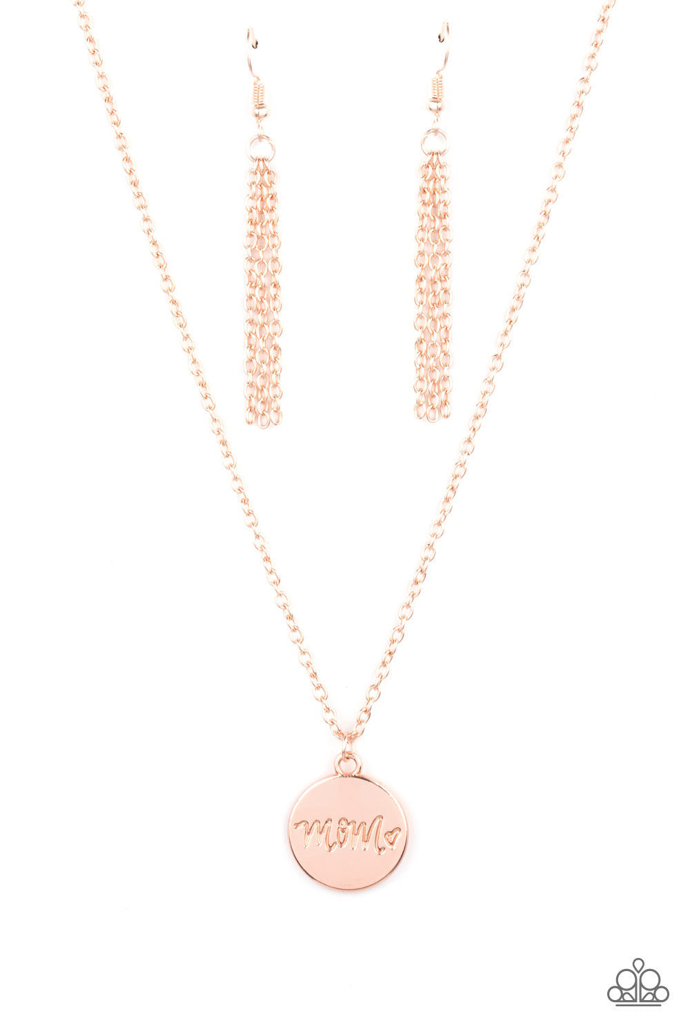 The Cool Mom - Rose Gold Paparazzi Necklace