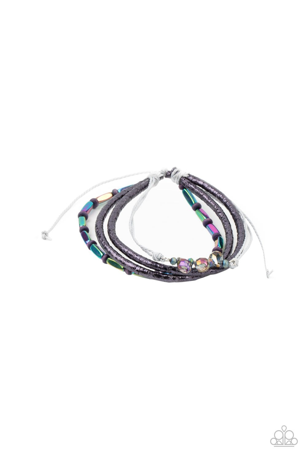 Holographic Hike Multi Paparazzi Bracelet