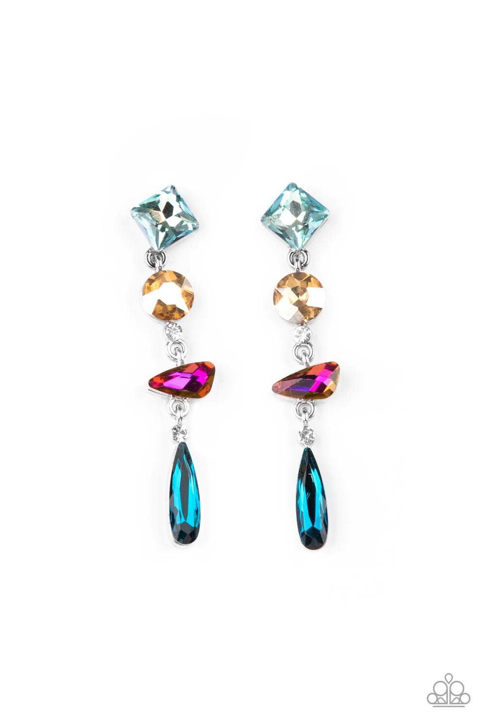 Rock Candy Elegance Multi Paparazzi Earrings