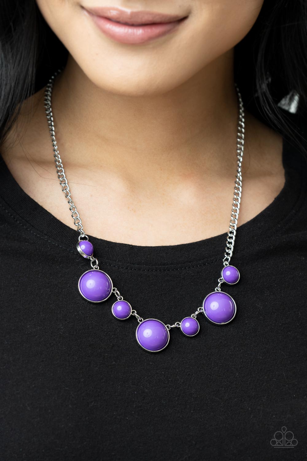 Prismatically POP-tastic - Purple Paparazzi Necklace