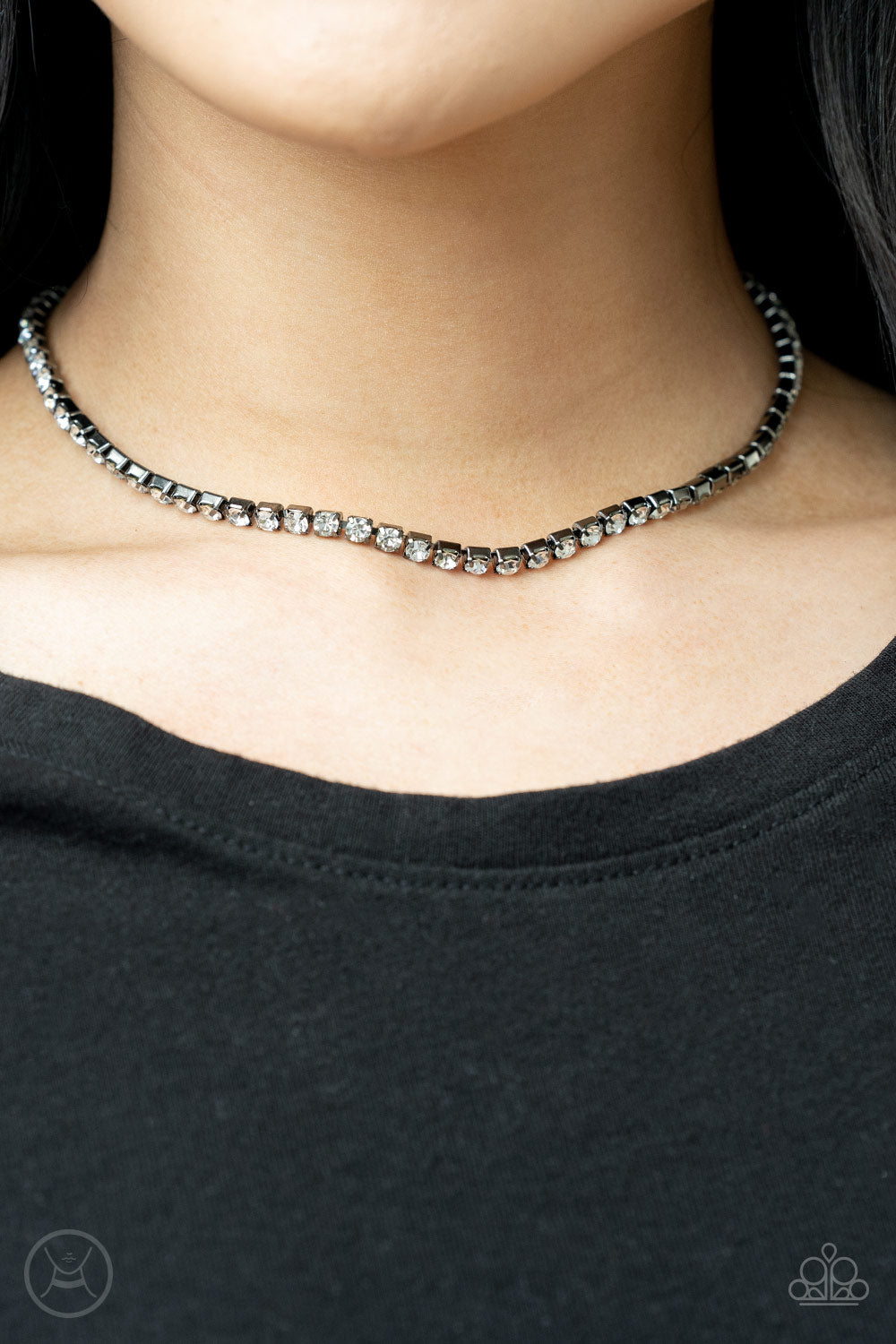 Starlight Radiance - Black Paparazzi Choker Necklace