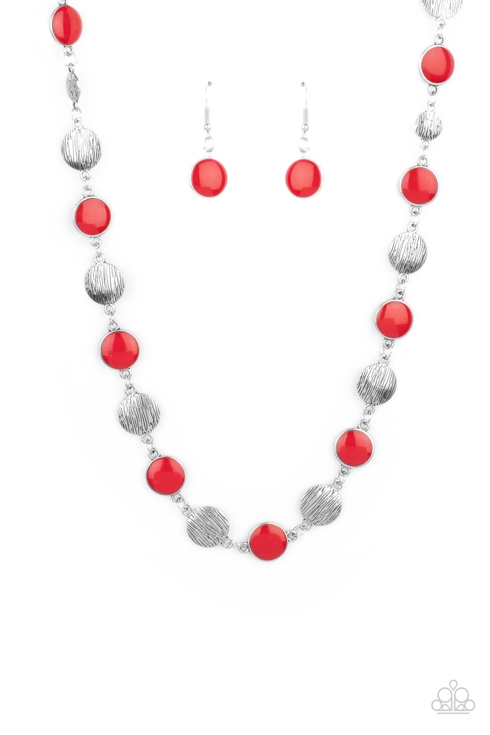Harmonizing Hotspot - Red Paparazzi Necklace