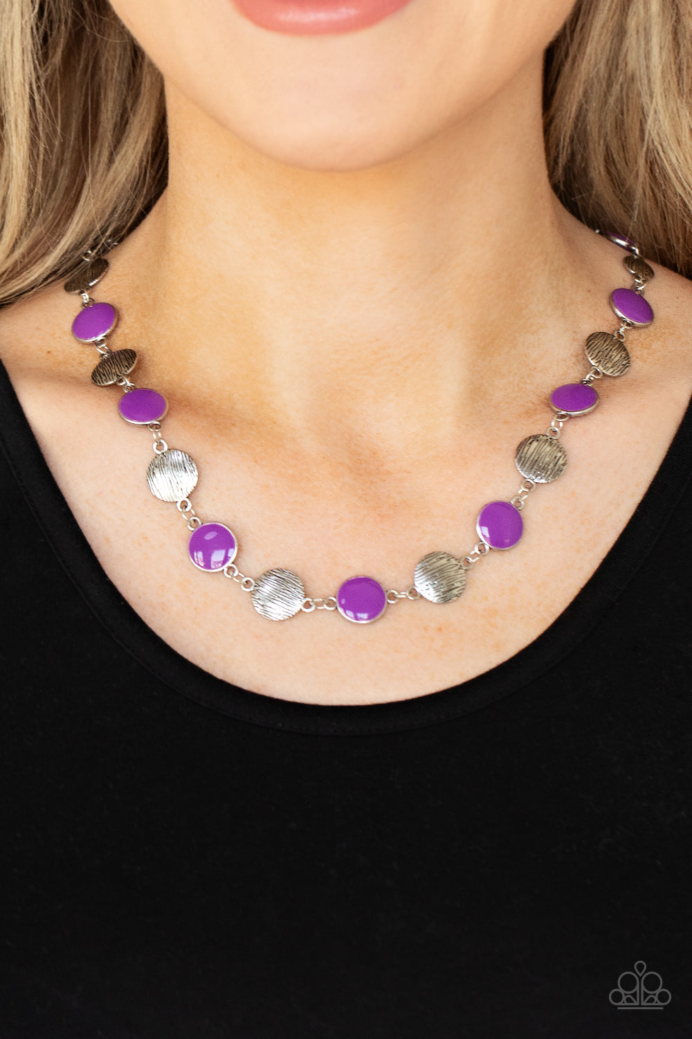 Harmonizing Hotspot - Purple Paparazzi Necklace
