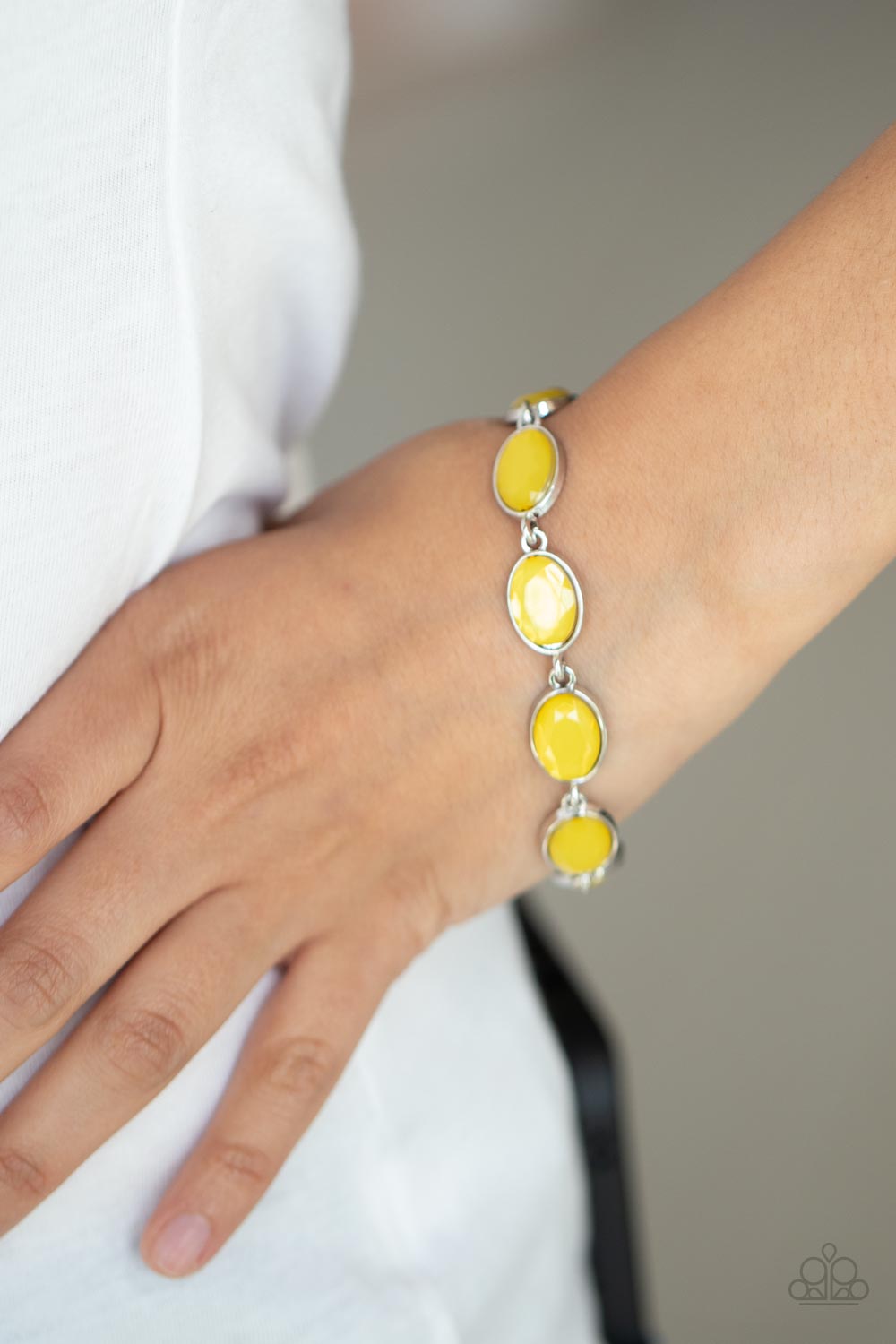 Smooth Move - Yellow Paparazzi Bracelet