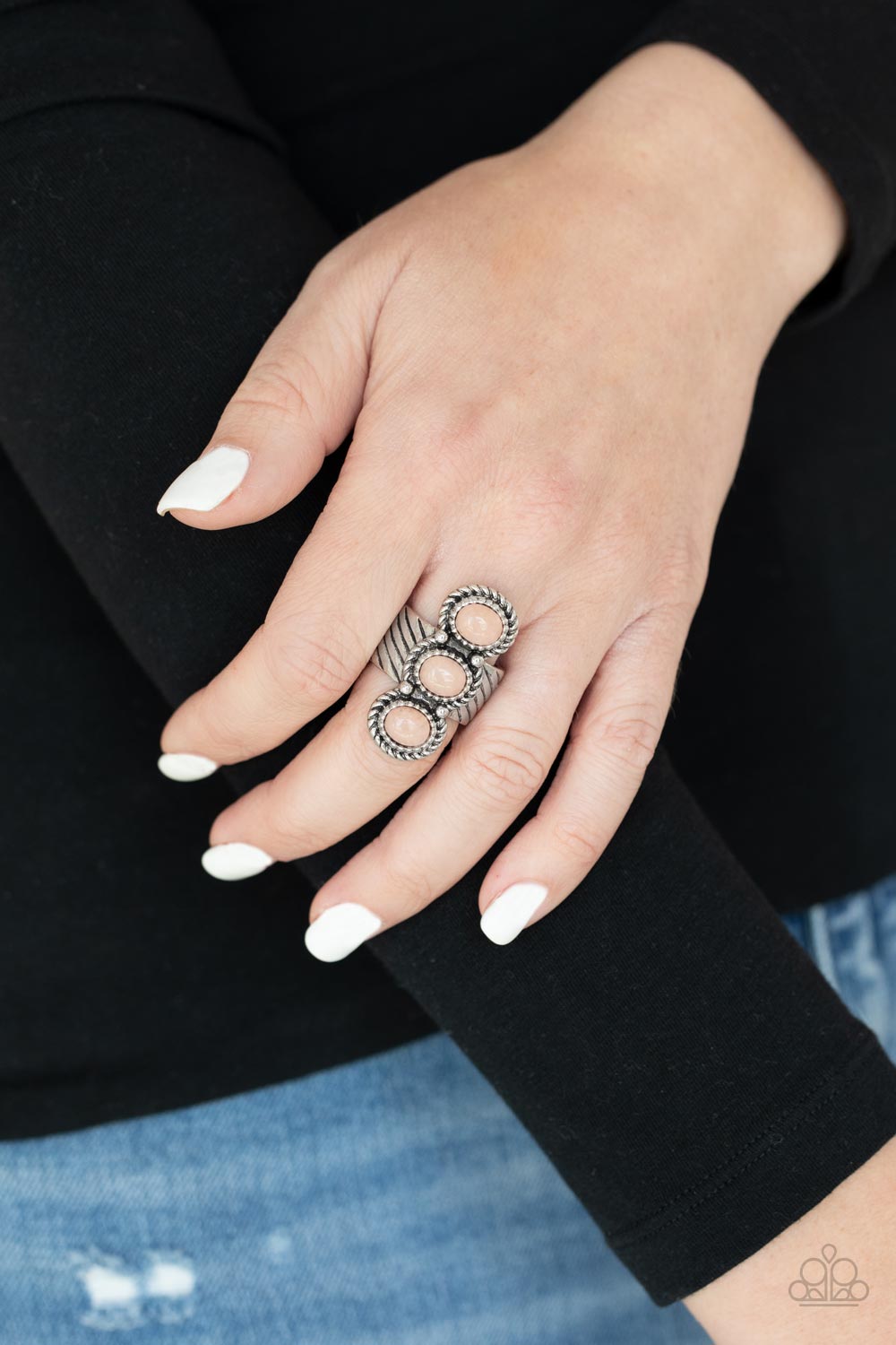 Peaceful Paradise - Pink Paparazzi Ring