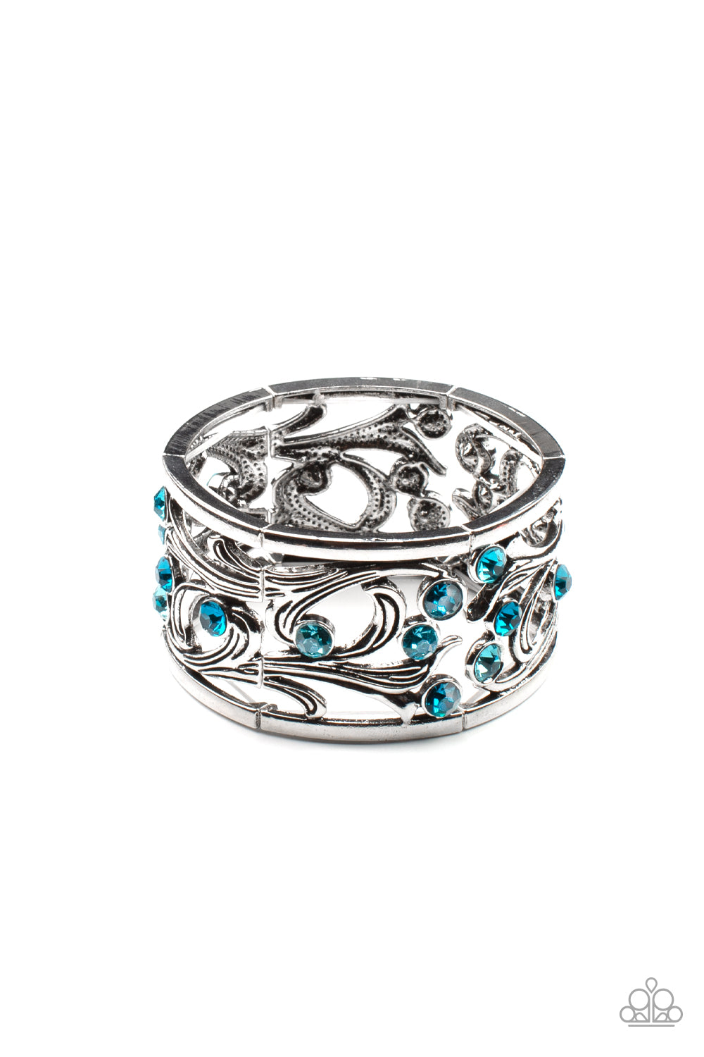 Garden Masquerade - Blue Paparazzi Bracelet
