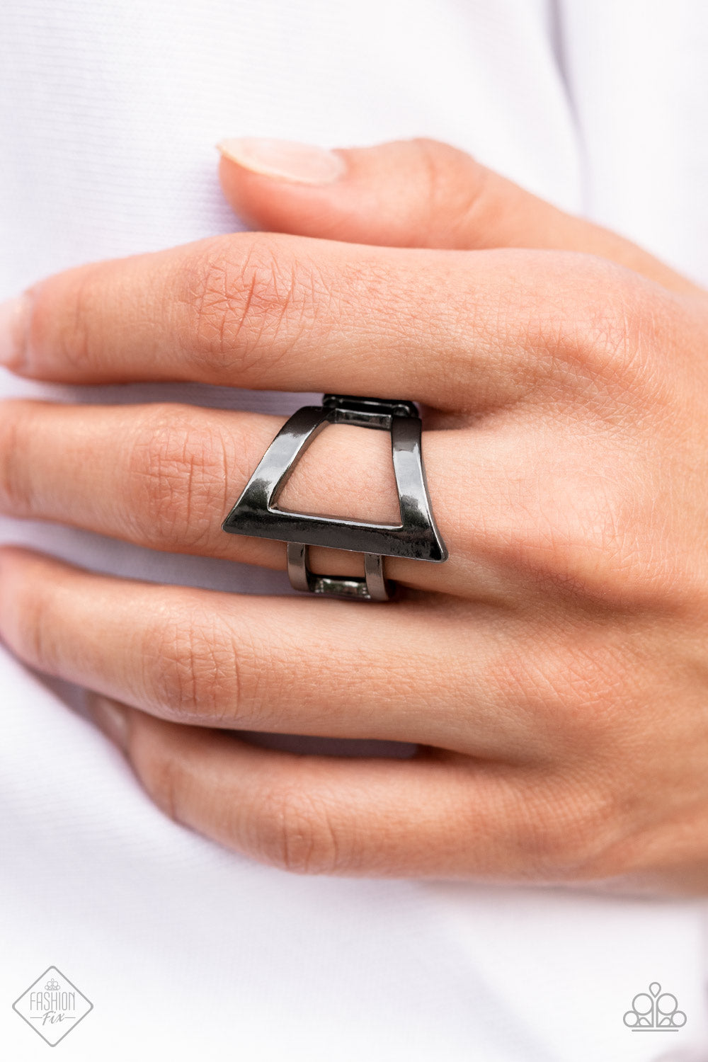 Rebel Edge - Black Paparazzi Ring