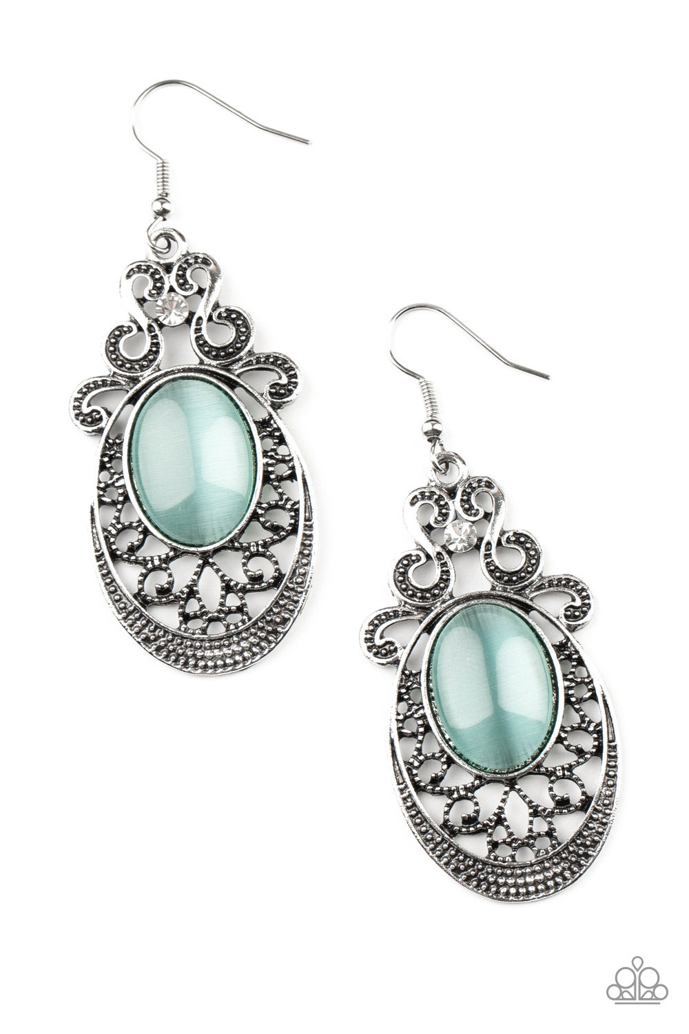 Garden Gondola Ride - Blue Earrings