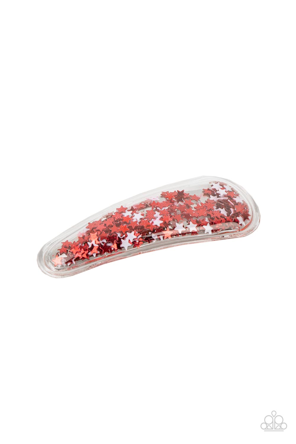 Oh, My Stars and Stripes - Red Paparazzi Hair Clip