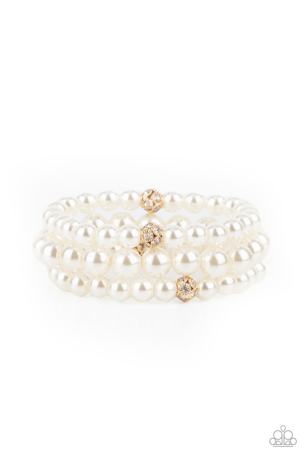 Here Comes The Heiress - Gold Paparazzi Bracelet
