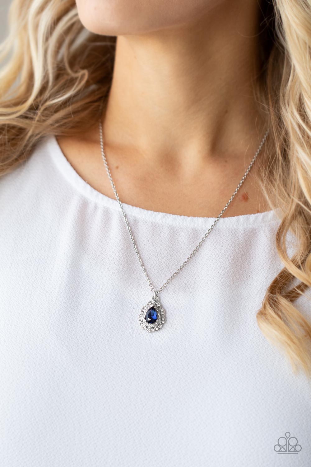 Vintage Validation - Blue Paparazzi Necklace