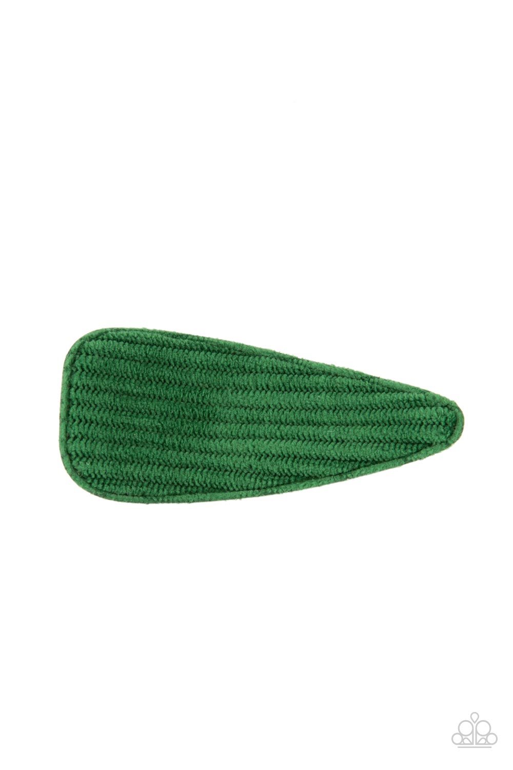 Colorfully Corduroy - Green Paparazzi Hair Clip