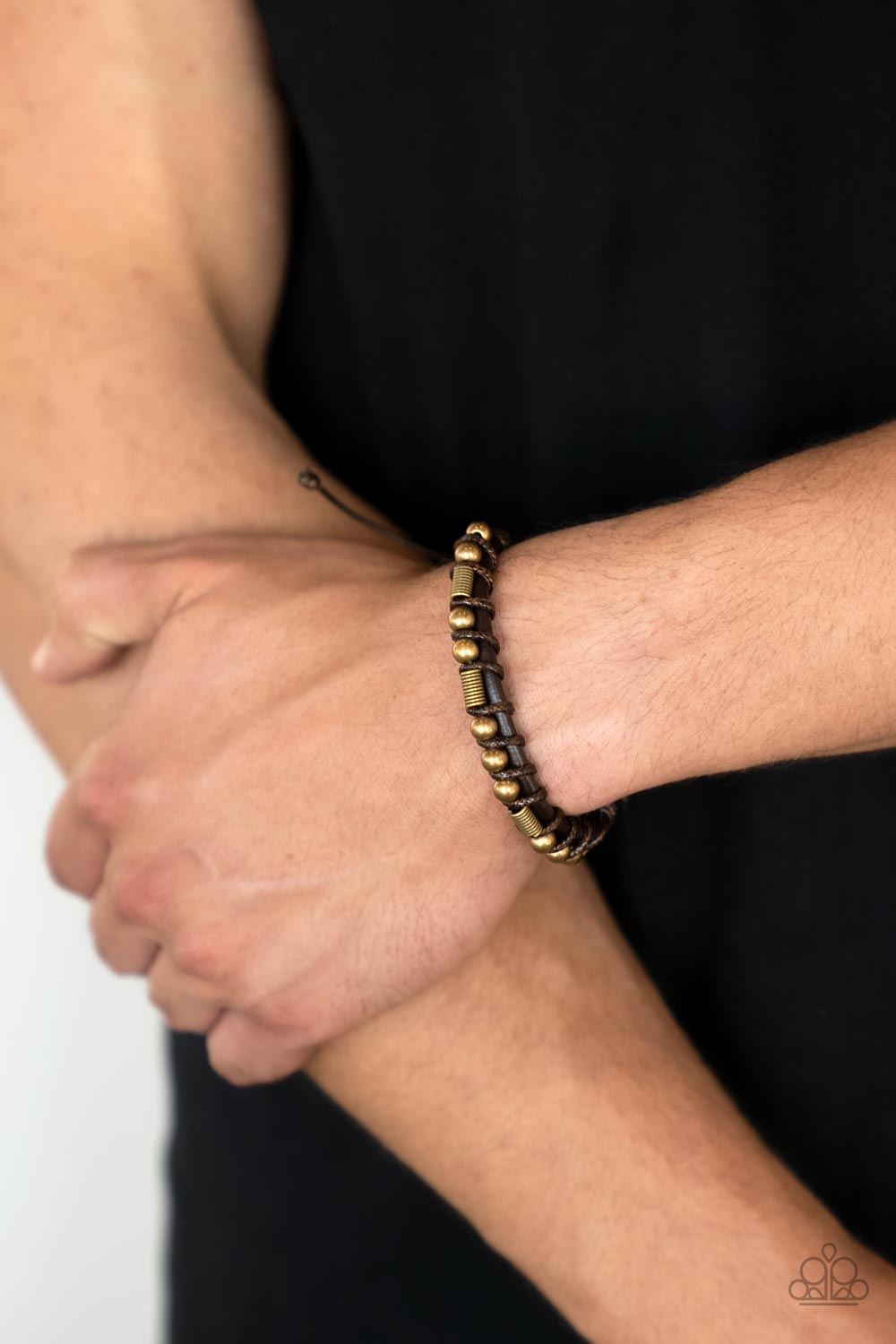 Bronco Brawler - Brass Paparazzi Urban Bracelet