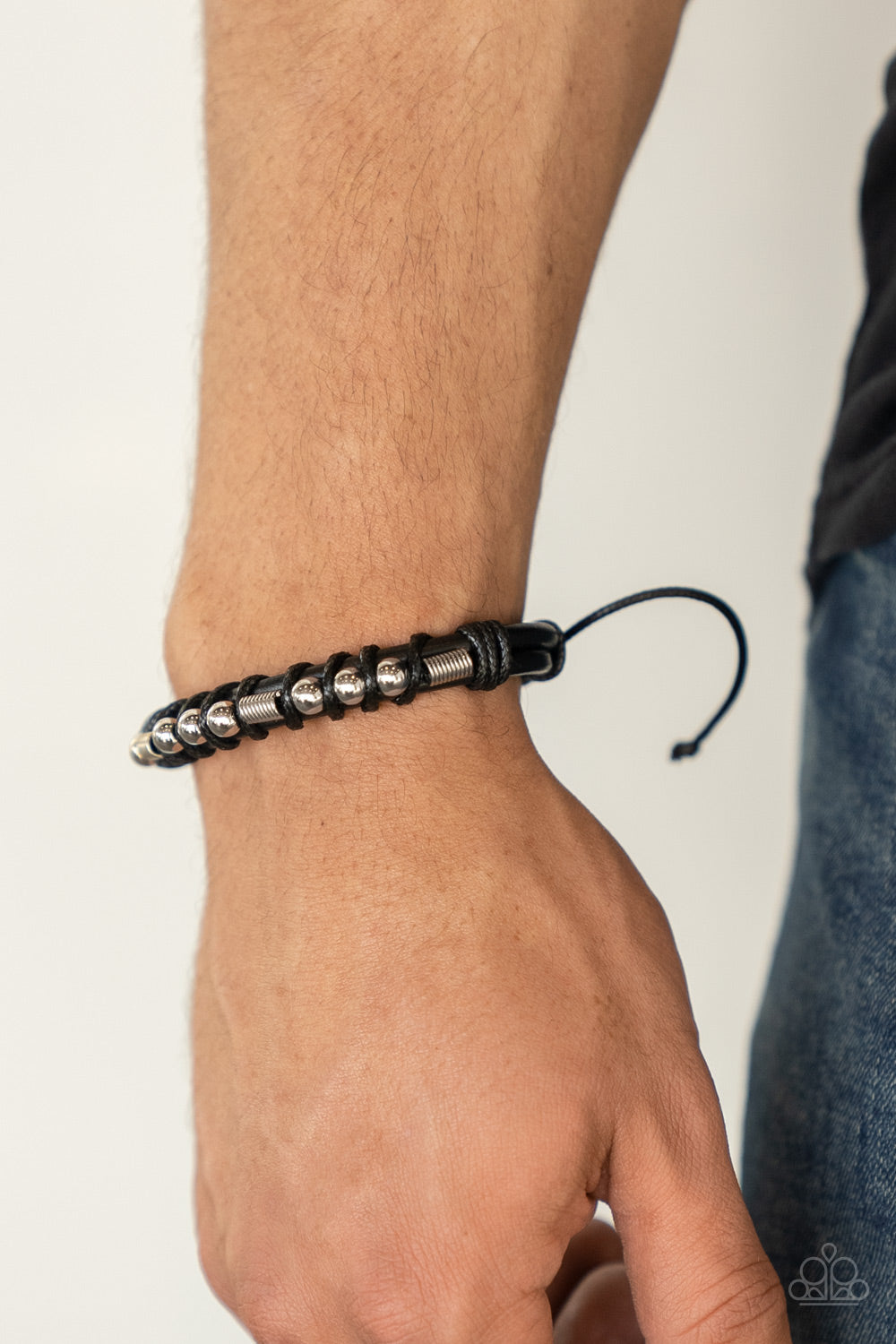 Bronco Brawler - Black Paparazzi Urban Bracelet