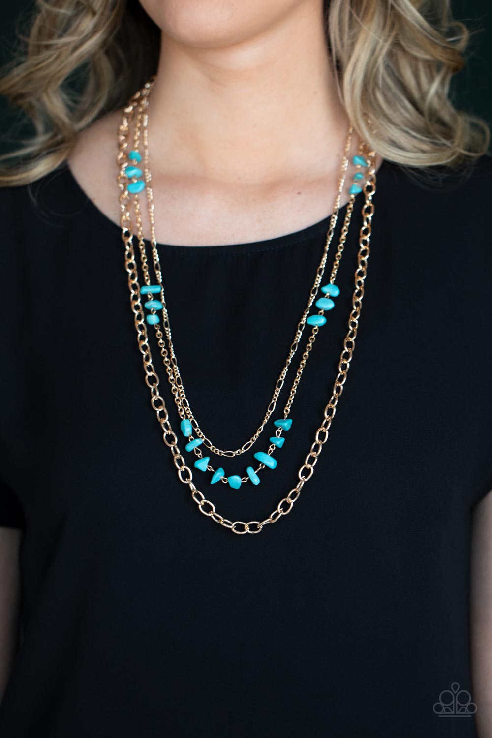 Artisanal Abundance - Gold Paparazzi Necklace