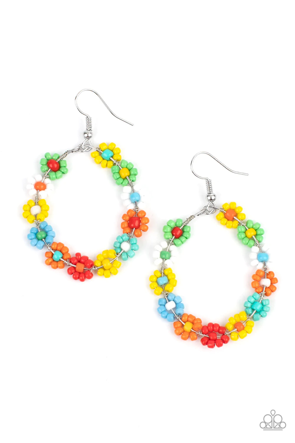 Festively Flower Child Multi Paparazzi Earrings