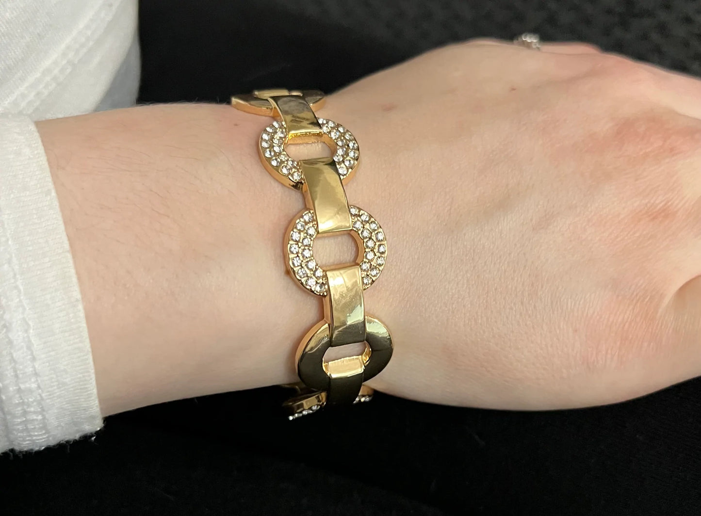 Revolutionary Romantic Gold Paparazzi Bracelet