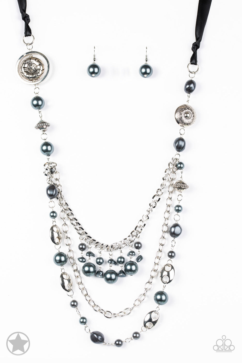 All The Trimmings - Black Paparazzi Necklace