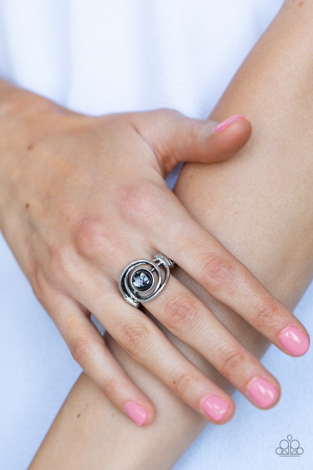 Celestial Karma - Black Paparazzi Ring