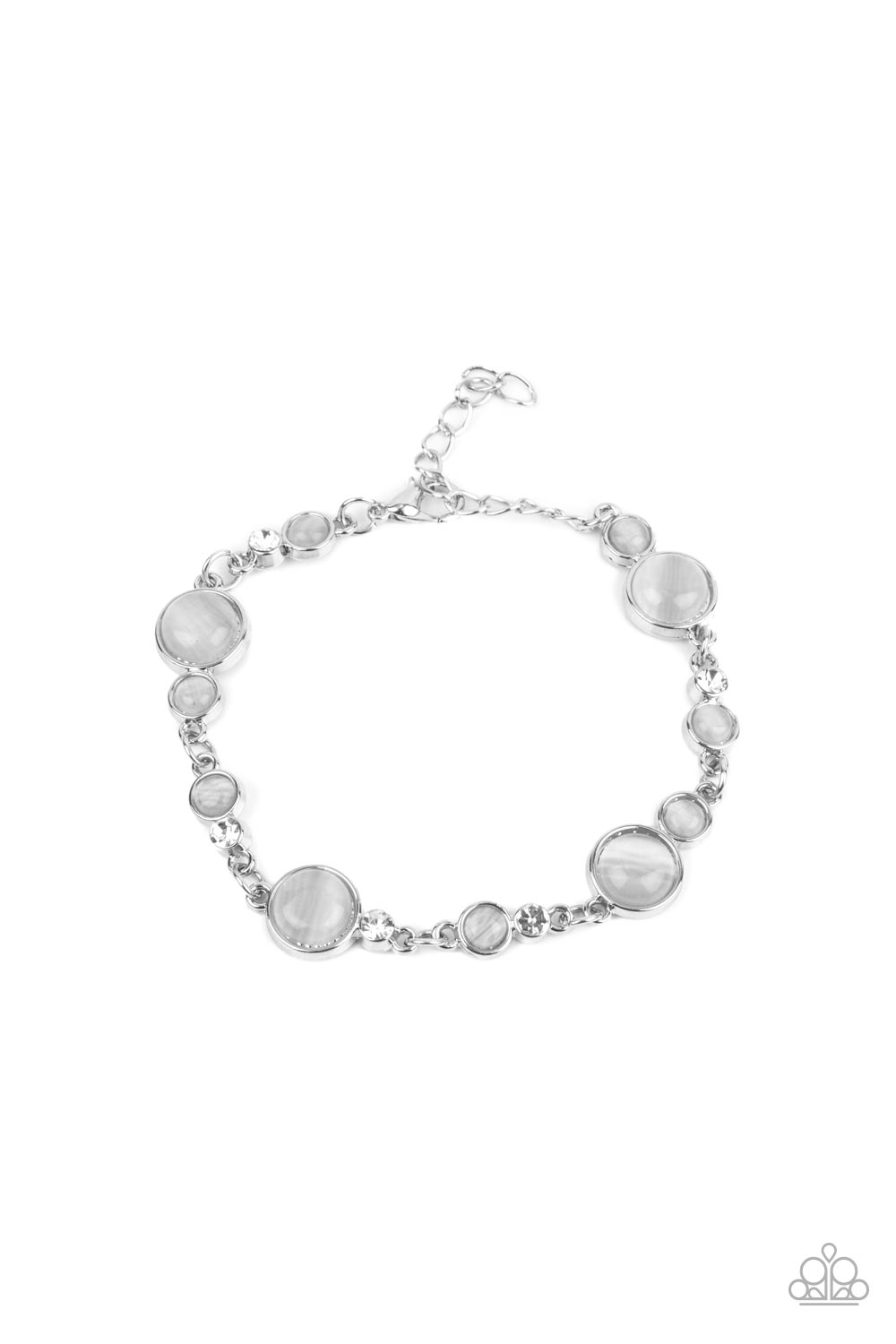 Storybook Beam - White Paparazzi Bracelet
