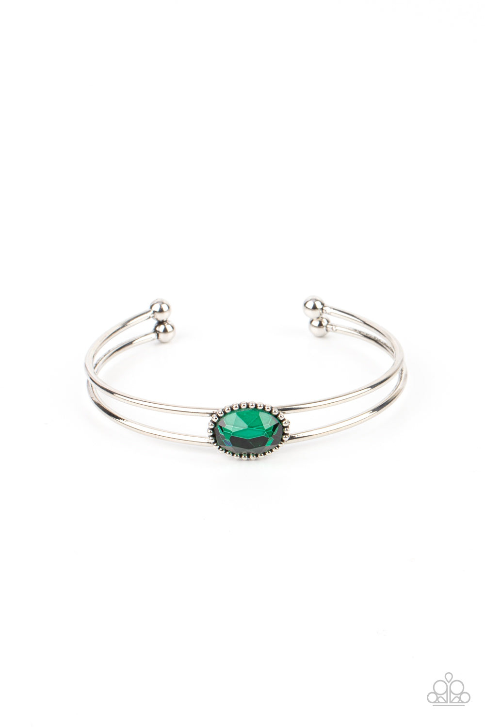 Magnificently Mesmerized - Green Paparazzi Bracelet