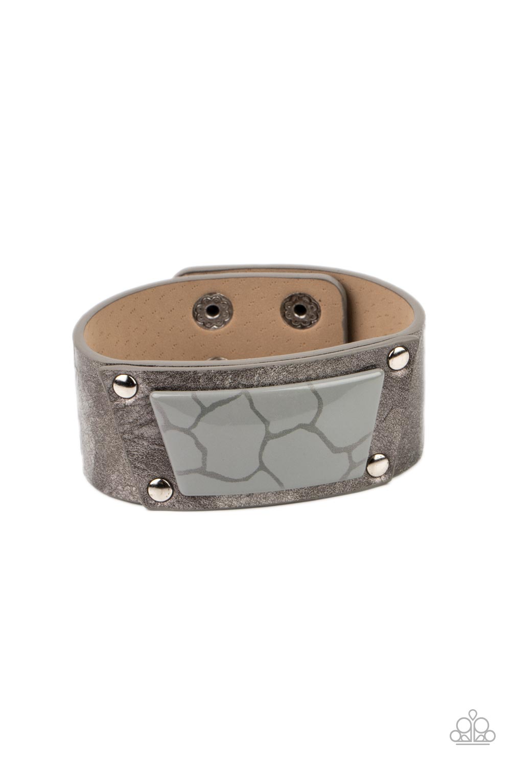 Geo Glamper - Silver Paparazzi Urban Bracelet