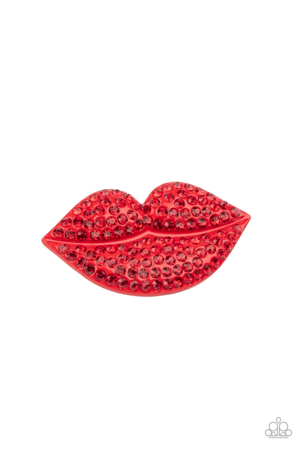 HAIR Kiss - Red Paparazzi Hair Clip