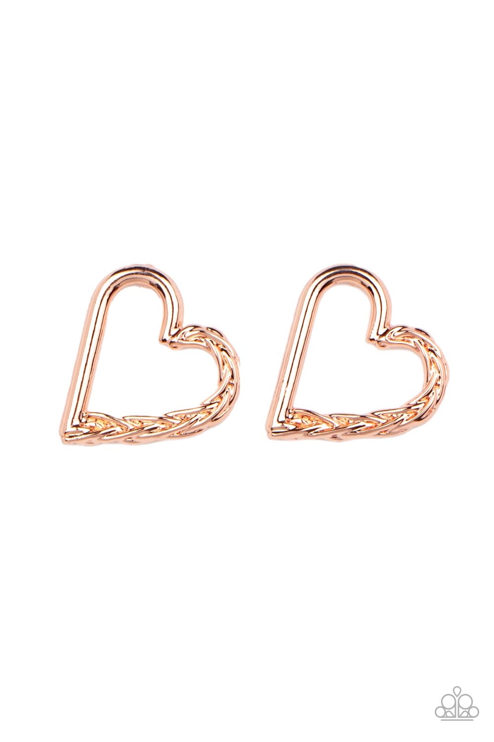 Cupid, Who? Copper Paparazzi Earrings