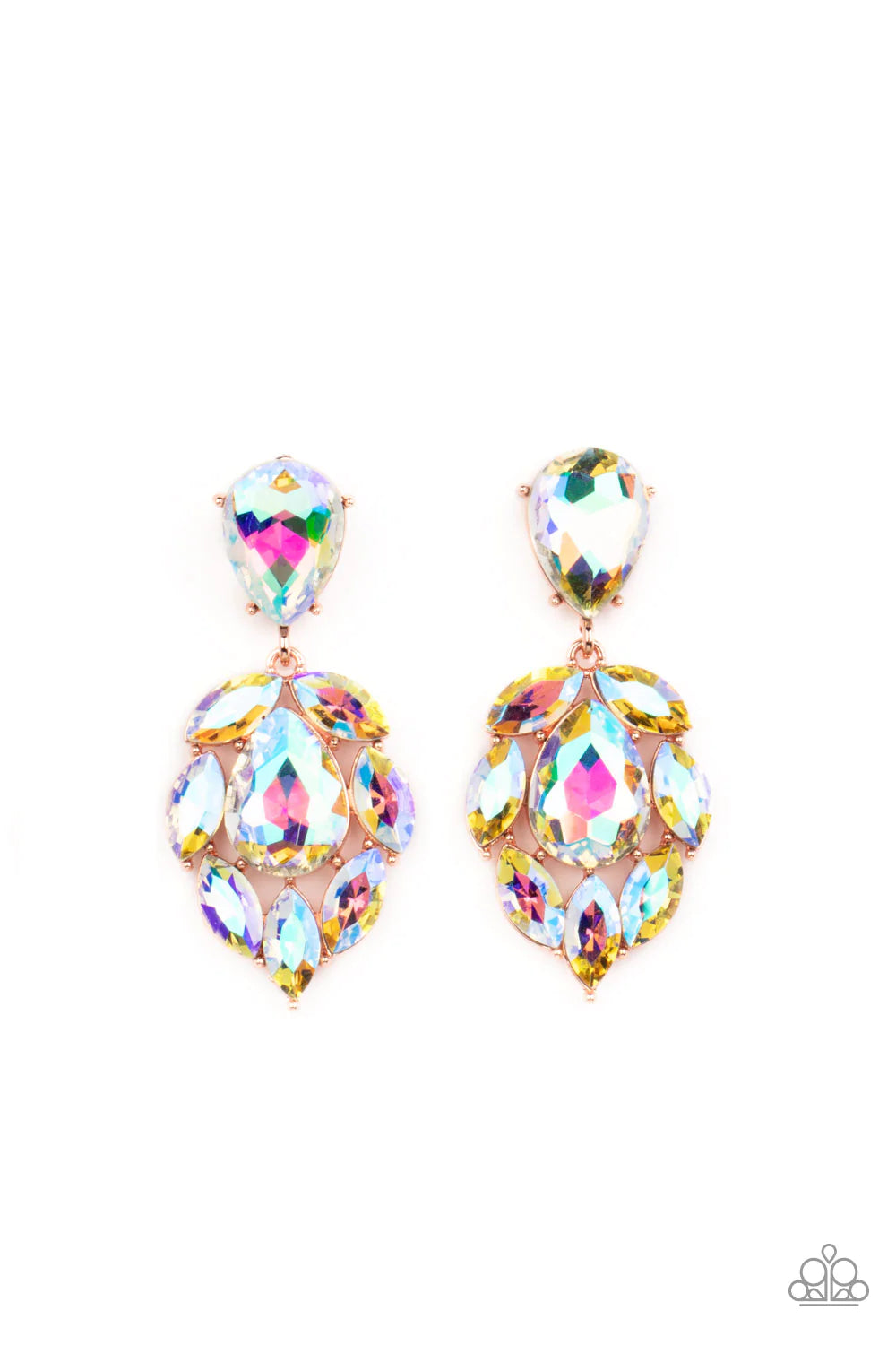 Galactic Go-Getter Copper Paparazzi Earrings