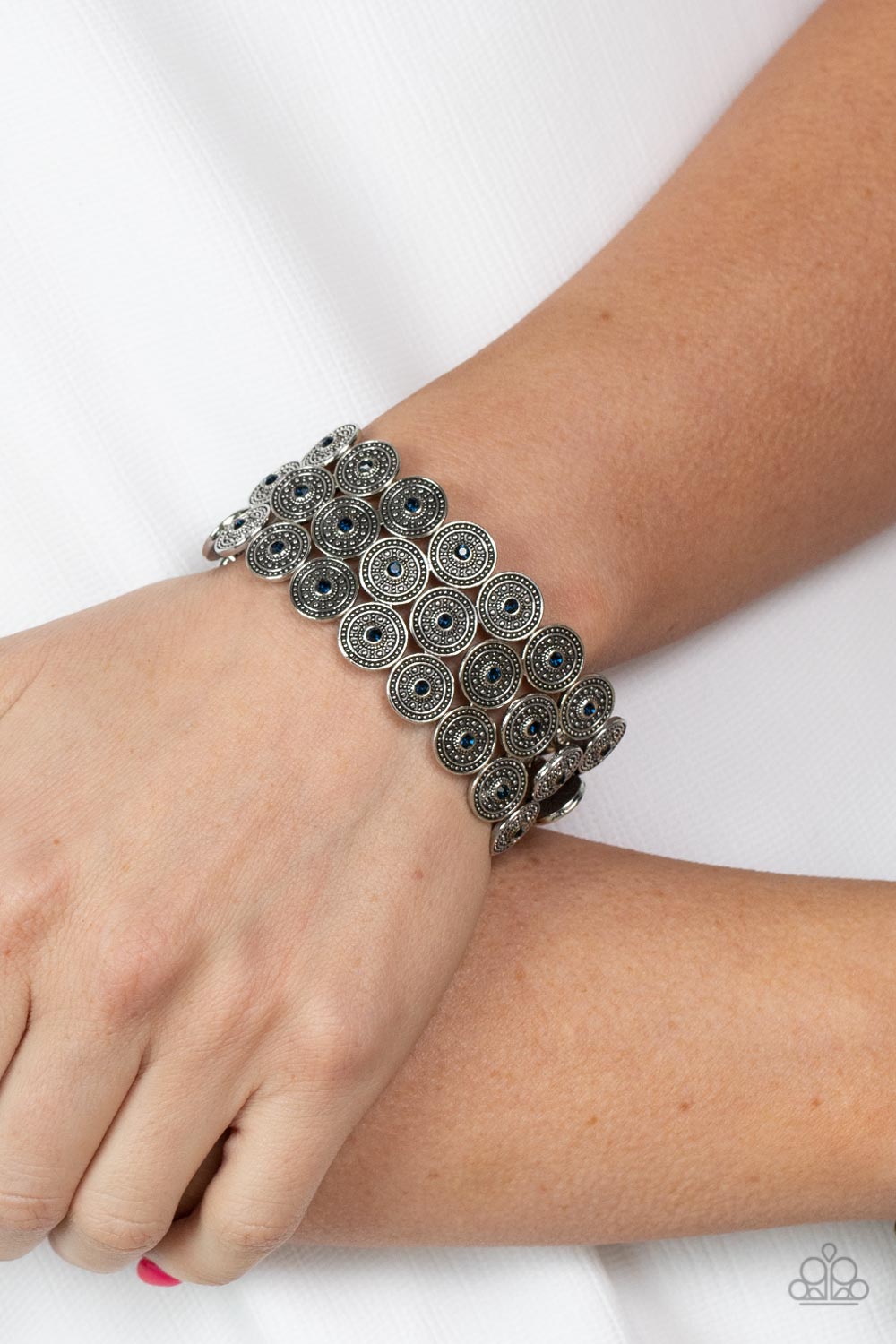 Forgotten Treasure - Blue Paparazzi Bracelet