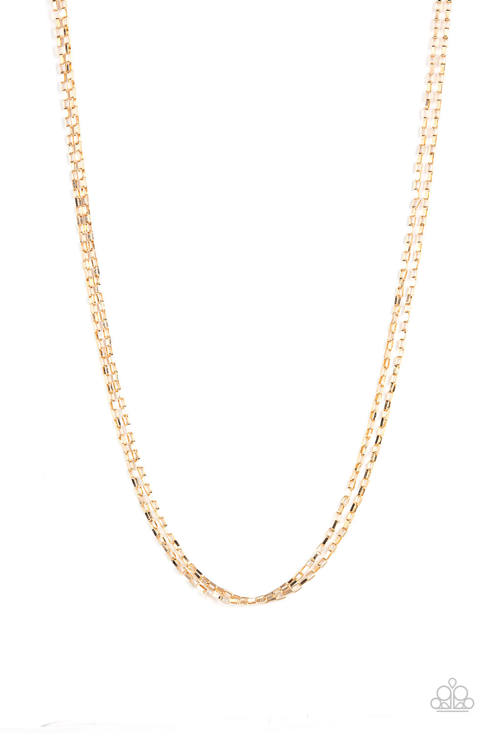 Dead Heat - Gold Paparazzi Urban Necklace
