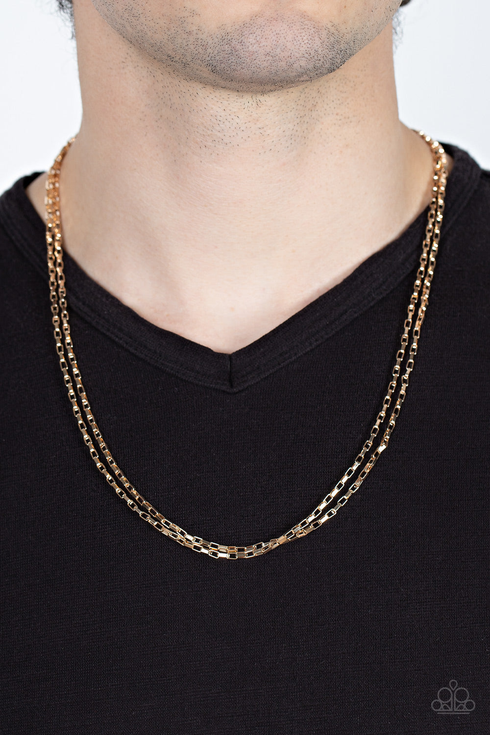 Dead Heat - Gold Paparazzi Urban Necklace