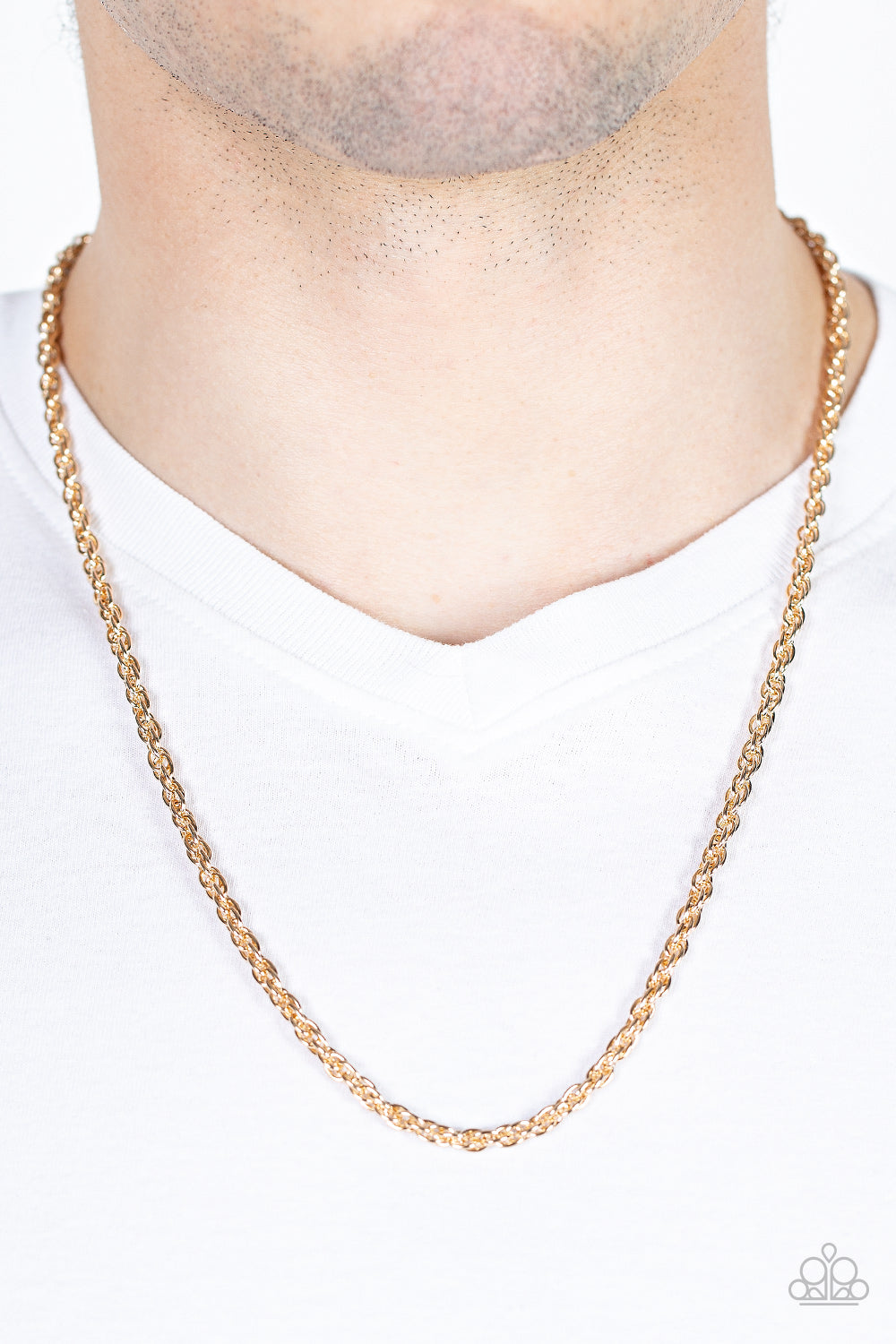 Industrial Interval - Gold Paparazzi Necklace
