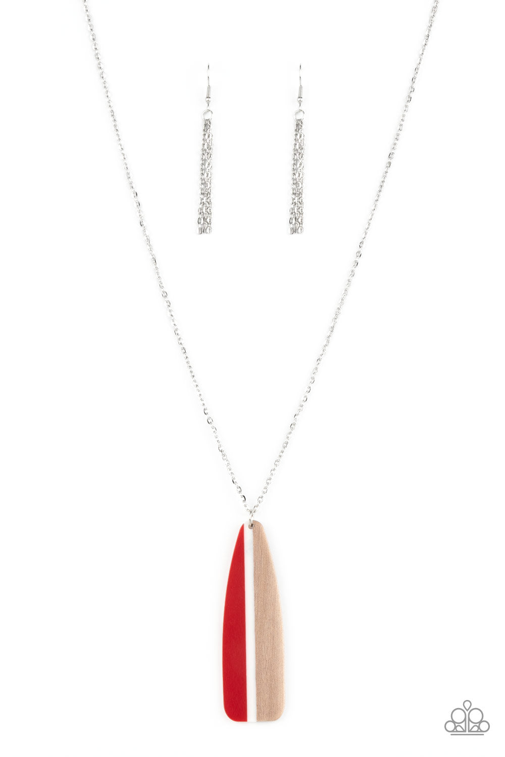 Grab a Paddle - Red Paparazzi Necklace