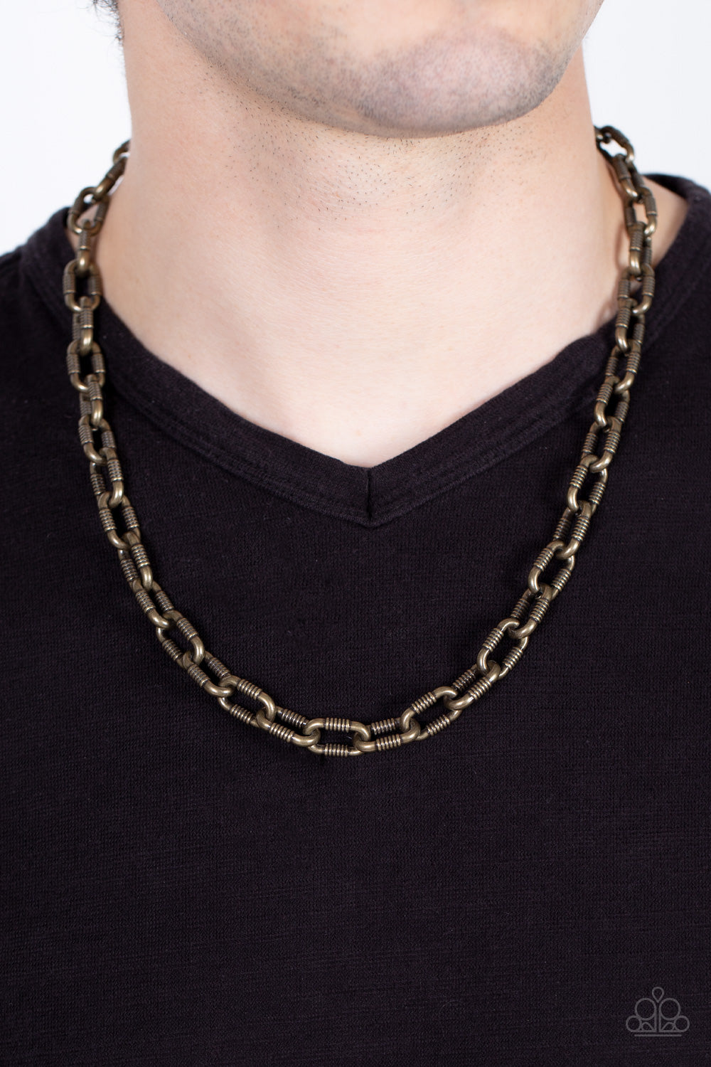 Rural Recruit - Brass Paparazzi Necklace