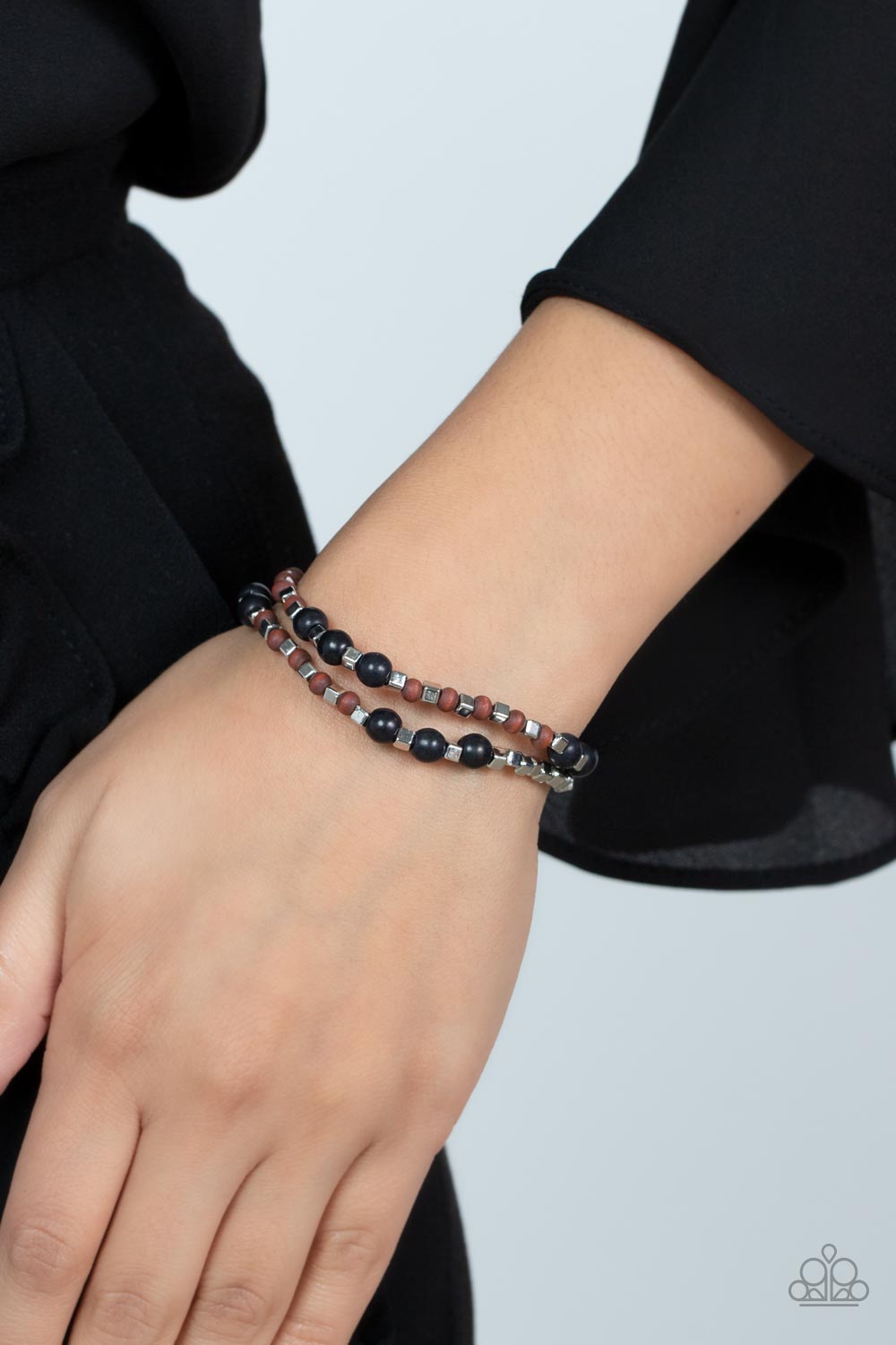 Backcountry Beauty - Black Paparazzi Bracelet