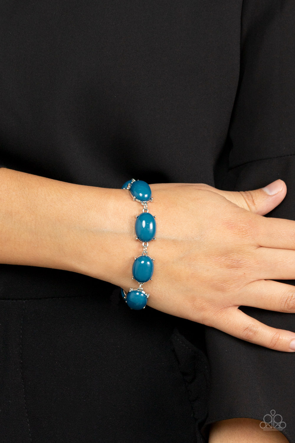 Confidently Colorful - Blue Paparazzi Bracelet