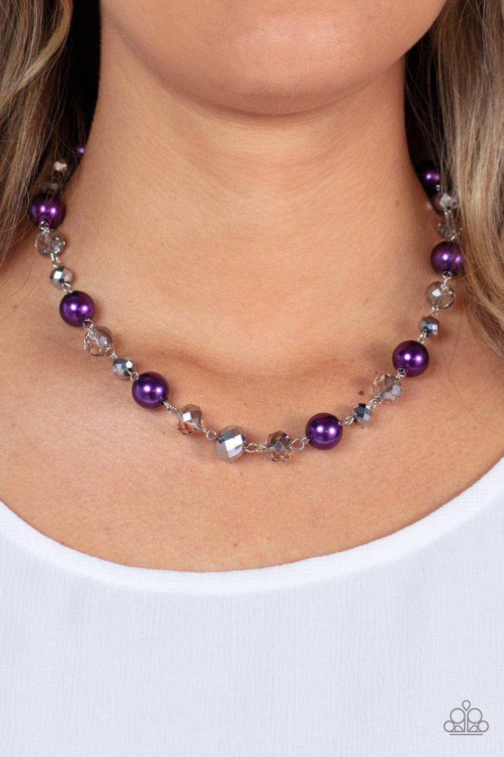 Decked Out Dazzle - Purple Paparazzi Necklace