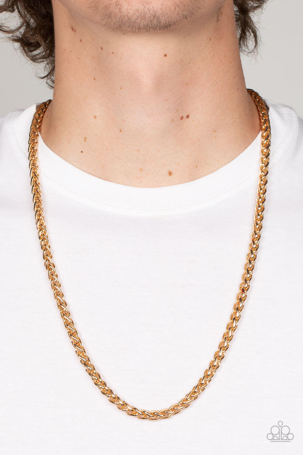 Metro Monopoly - Gold Paparazzi Urban Necklace