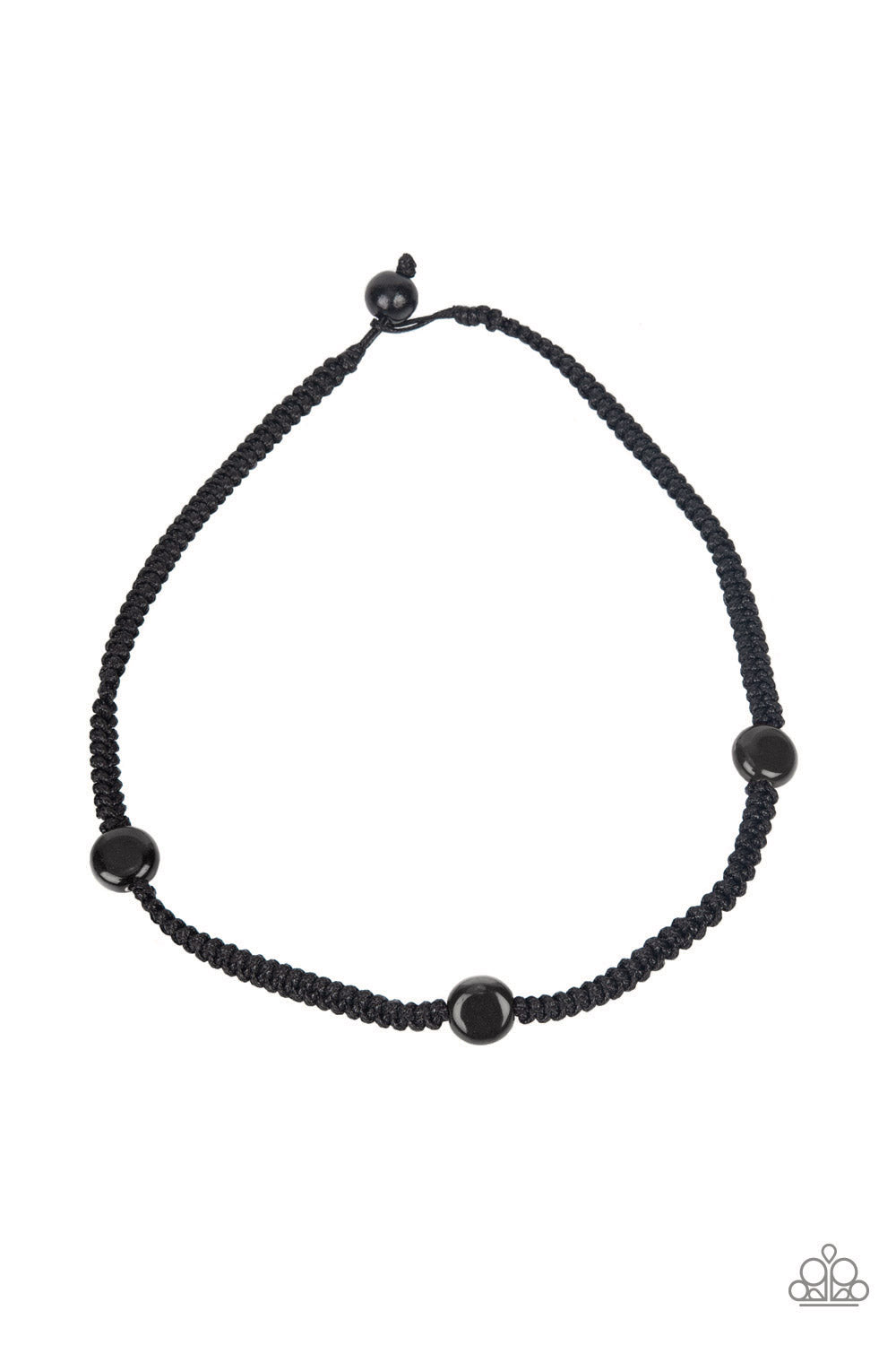 SoCal Style - Black Paparazzi Urban Necklace
