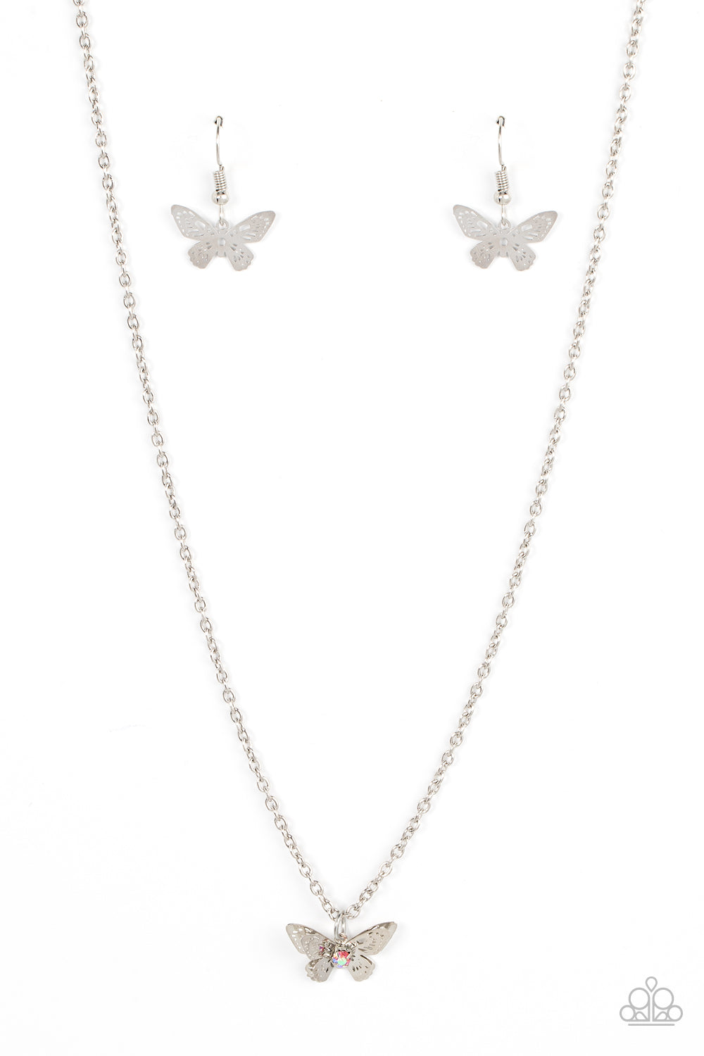 Flutter Love - Pink Paparazzi Necklace
