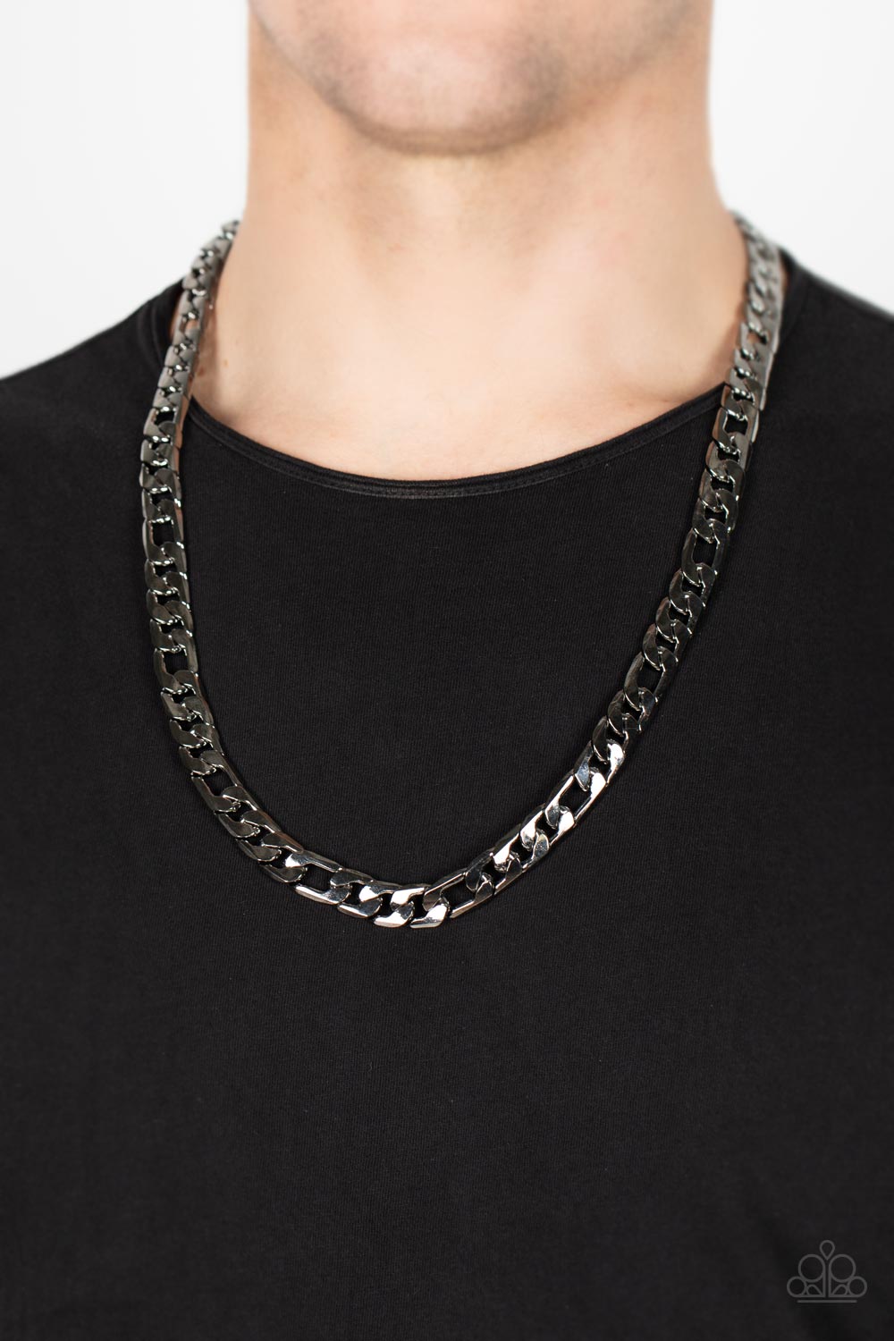 Metro Beau - Black Paparazzi Urban Necklace