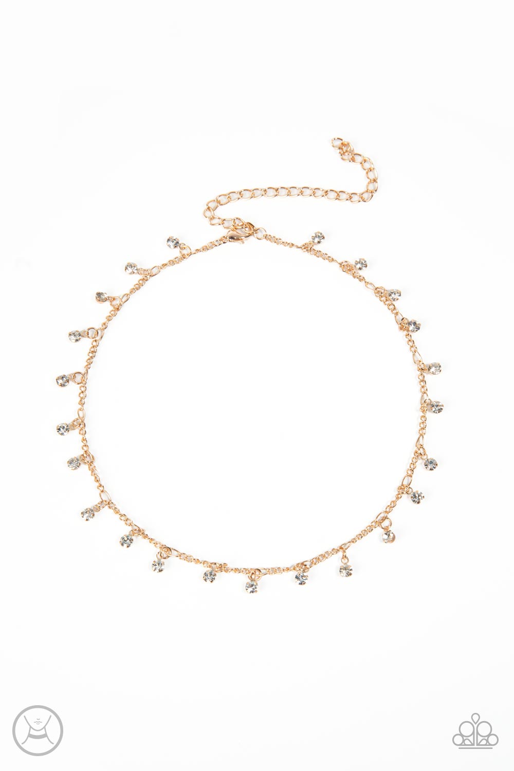 Bringing SPARKLE Back - Gold Paparazzi Choker Necklace