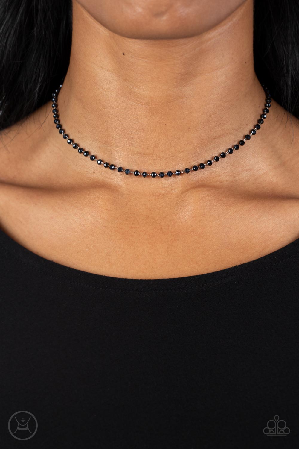 Mini MVP - Blue Paparazzi Choker Necklace