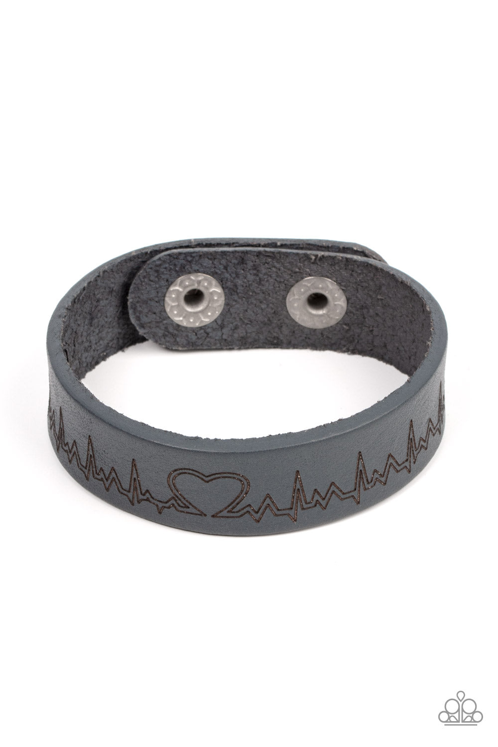 Haute Heartbeat Silver Paparazzi Urban Bracelet